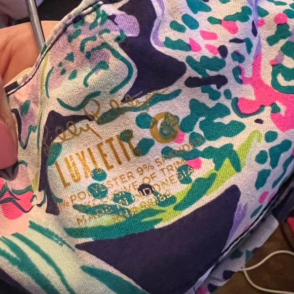 Lilly Pulitzer, Fairway performance pants. Bright Navy Pineapple Party. - Picture 7 of 7